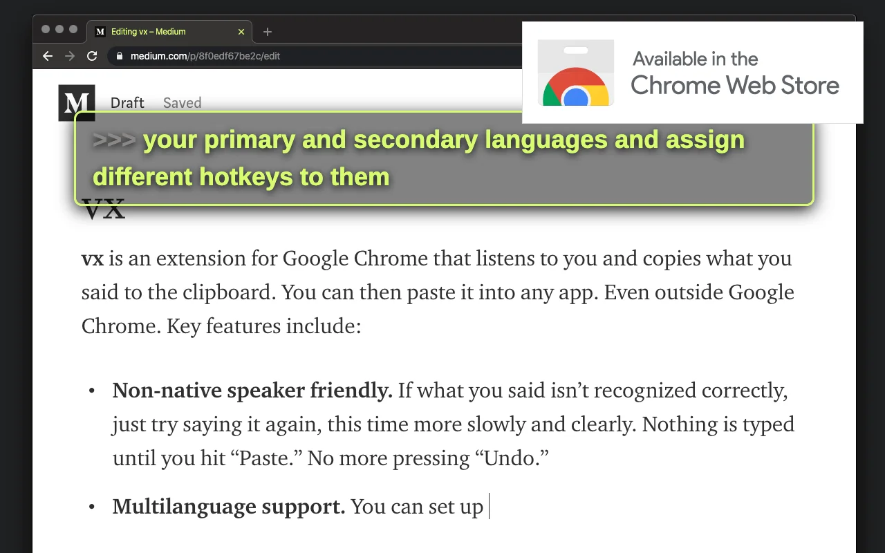 Get the Chrome extension